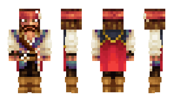 Minecraft skin JackSparrow1987s