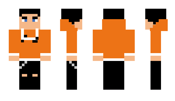 Minecraft skin PunkCZ