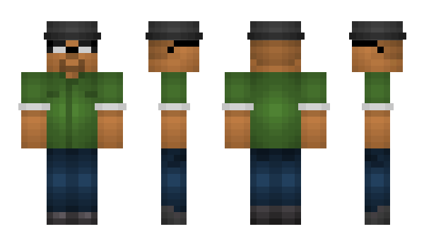 Minecraft skin GROVE_ST