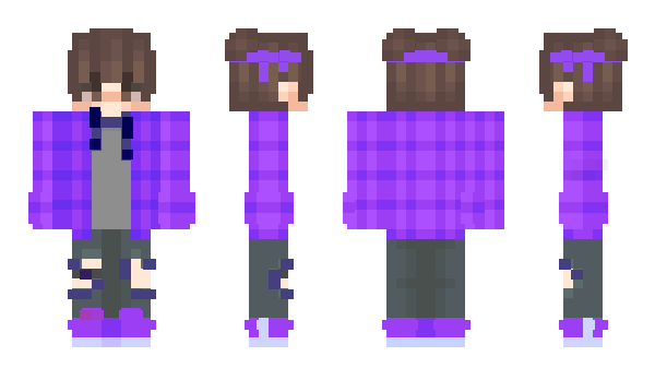 Minecraft skin Influu