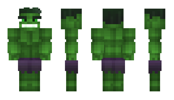 Minecraft skin hulkbeast123
