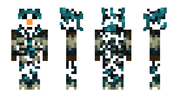 Minecraft skin FrostXYZ