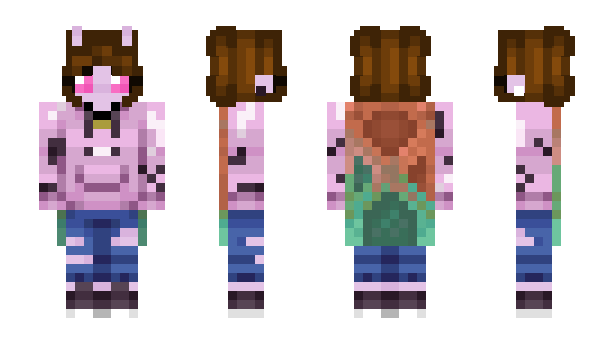 Minecraft skin HotColdMocha