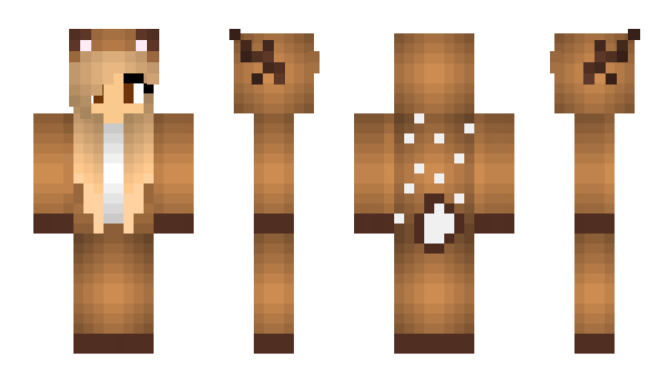 Minecraft skin chocolaten