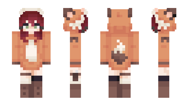 Minecraft skin FoxSenpai