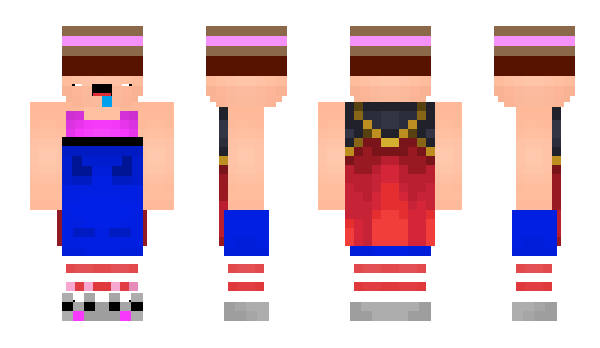 Minecraft skin ThugPiggyV2