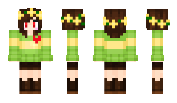 Minecraft skin Deltarune_Kris