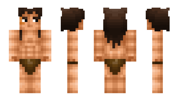 Minecraft skin Tarzan