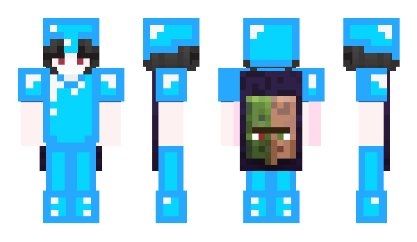 Minecraft skin Armorbar