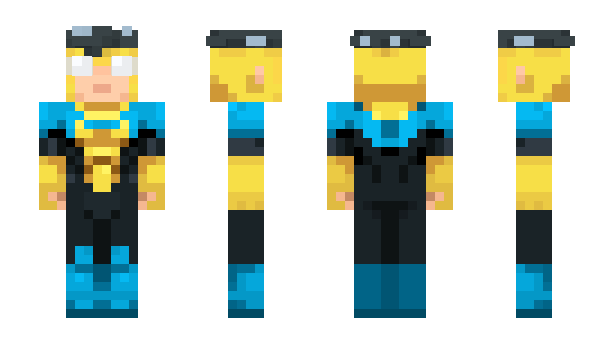 Minecraft скин по нику PowPaul