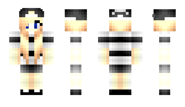 Minecraft skin BadGirl002