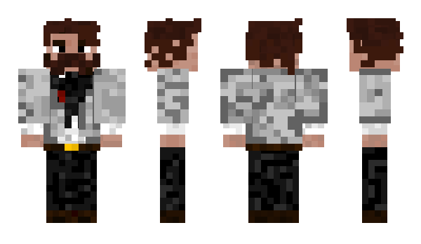 Minecraft skin toothpast