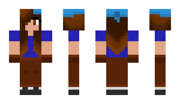 Minecraft skin Bluejayfeathers