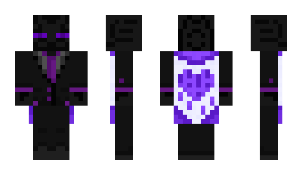 Minecraft скин по нику PurpleliciousEN