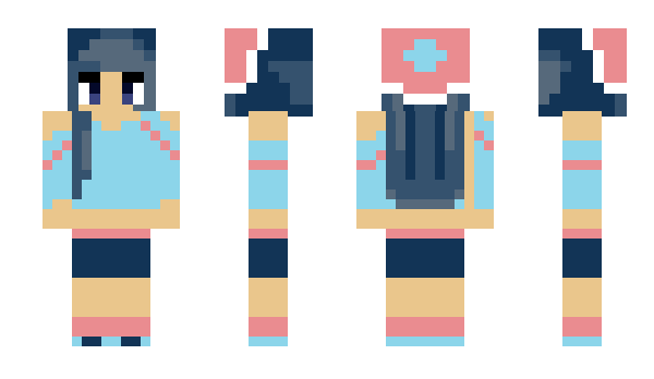 Minecraft skin Shiro1x