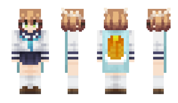 Minecraft скин по нику kuribocchi