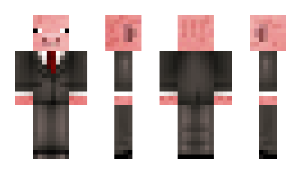 Minecraft skin Pig_in_a_Suit