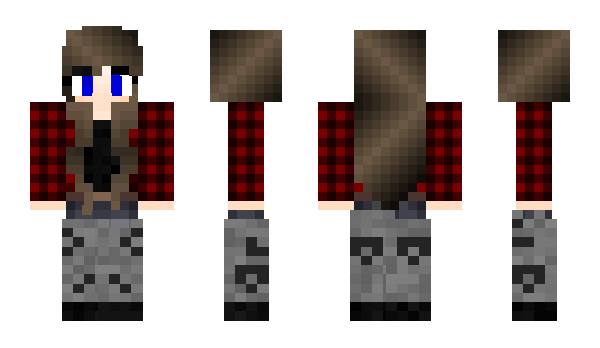 Minecraft skin computerwoman