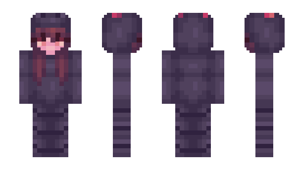 Minecraft skin SkeletonGirl
