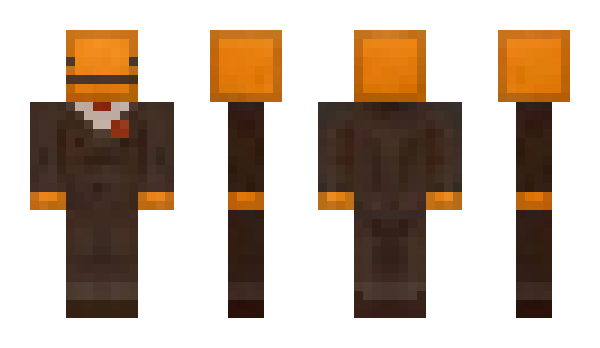 Minecraft skin orangelabel
