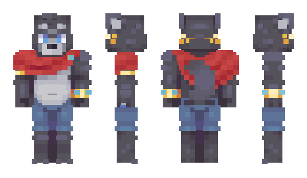 Minecraft skin Porabear