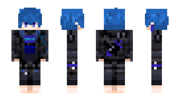 Minecraft skin Blueviolet
