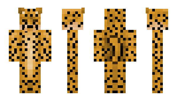 Minecraft skin Cheetaah