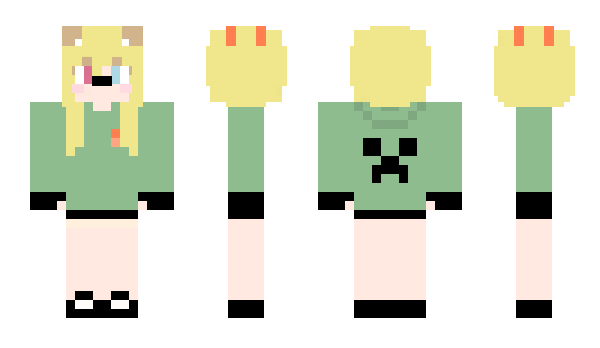 Minecraft скин по нику GreenJu
