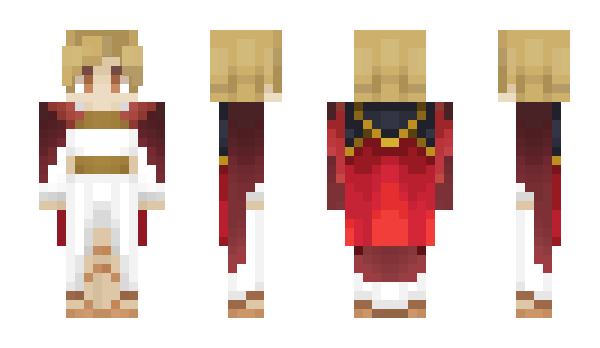 Minecraft skin UrielFlame