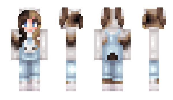 Minecraft skin rabbit_baffy