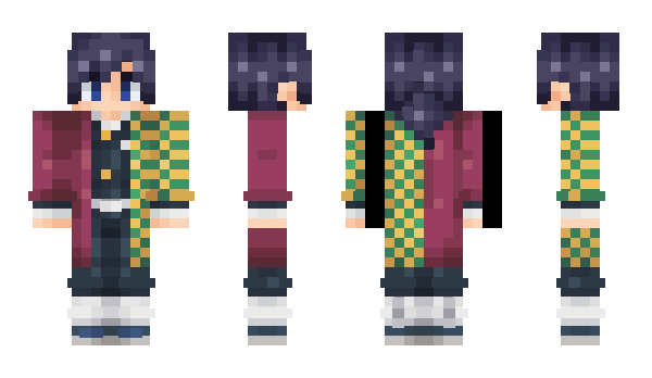 Minecraft skin Tomioka_Giyu