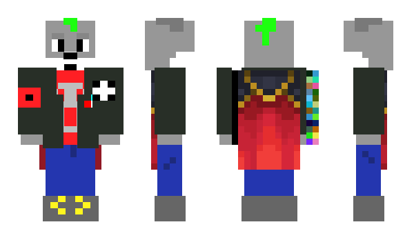 Minecraft скін по ніку PaintyPup