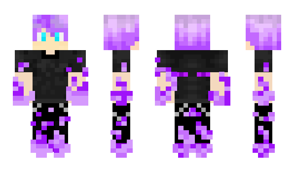 Minecraft skin PurpleMorphSuit