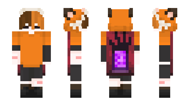 Minecraft skin NoMeFOXAI