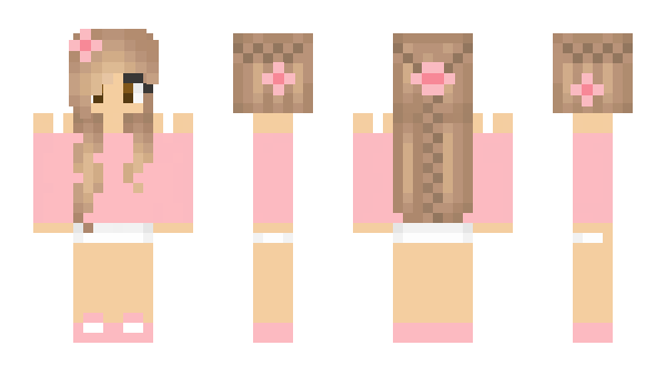 Minecraft скин по нику Nutella04