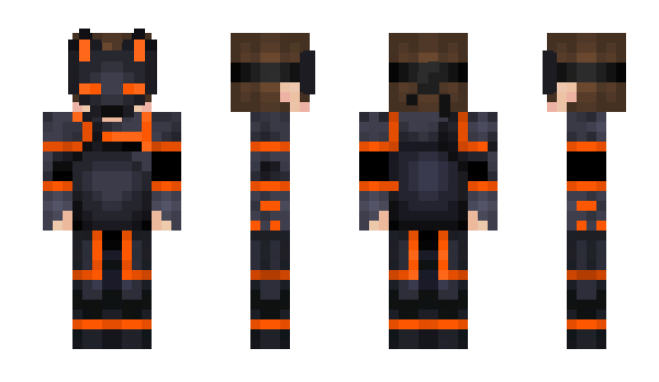 Minecraft skin Wolftek_