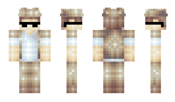 Minecraft skin AcrylicPvP