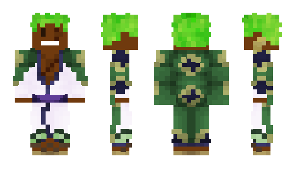 Minecraft skin BlackZoro