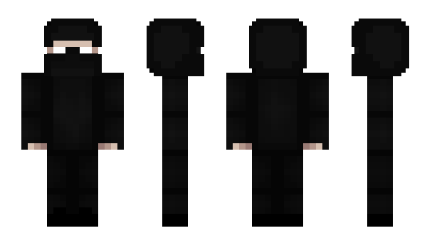 Minecraft skin preto_exe