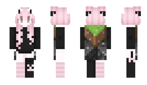 Minecraft скін по ніку CatGirlSpring
