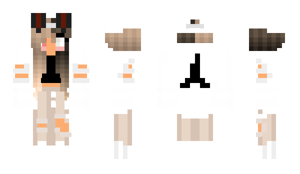 Minecraft скин по нику Milyane