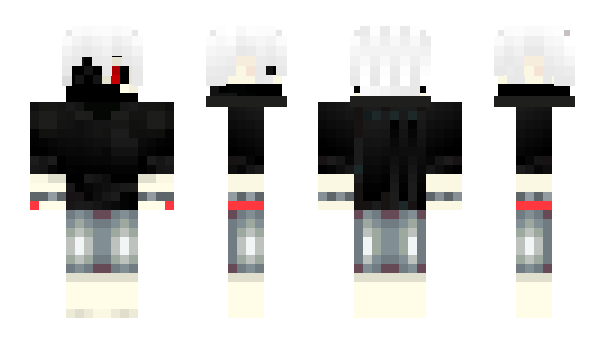 Minecraft skin Kaneki_0