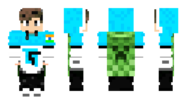 Minecraft скин по нику NotGamePire