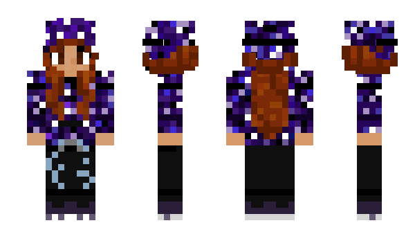 Minecraft skin enchanted_ana