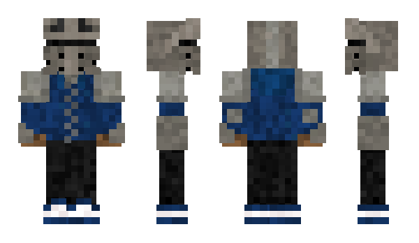 Minecraft skin Skybluehoodie