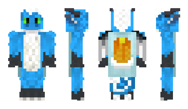 Minecraft skin BluetaleStrudel