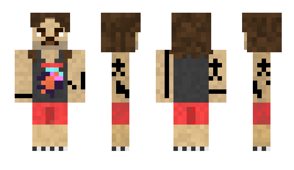 Minecraft skin golowa