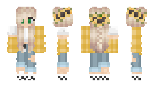 Minecraft skin SunflowerDays