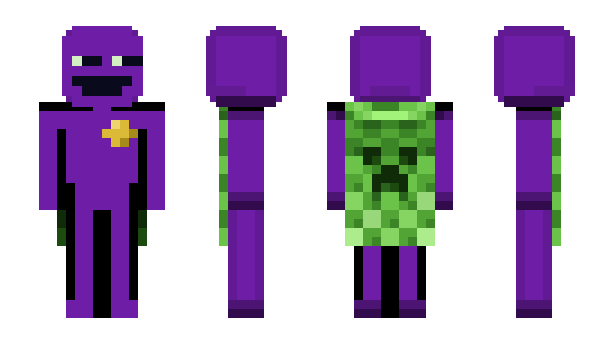 Minecraft skin Purple_FoxyReal