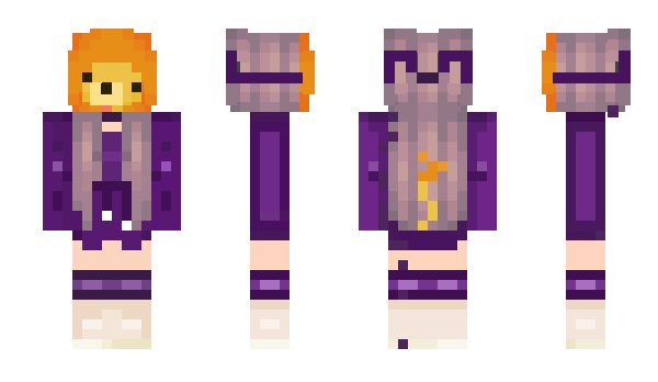 Minecraft skin purplelion_12